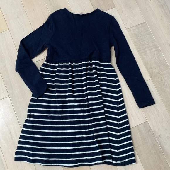 Il Gufo navy soft knit dress Italy
